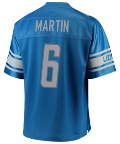 Sam Martin Detroit Lions Nfl Pro Line Team Color Player Jersey - Blue