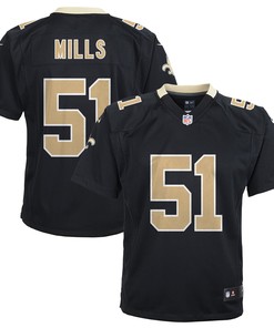 Sam Mills New Orleans Saints Retired Game Jersey - Black Nfl
