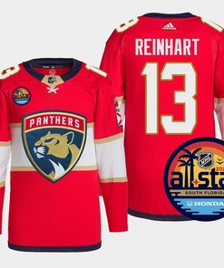 Sam Reinhart 13 Florida Panthers Red Jersey 2023 NHL All-Star
