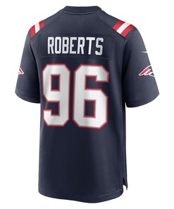 Sam Roberts New England Patriots Game Player Jersey - Navy