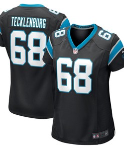 Sam Tecklenburg Carolina Panthers Womens Player Game Jersey - Black Nfl