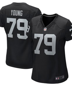 Sam Young Las Vegas Raiders Womens Game Player Jersey - Black Nfl