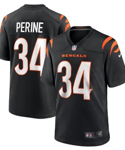 Samaje Perine Cincinnati Bengals Game Jersey - Black Nfl