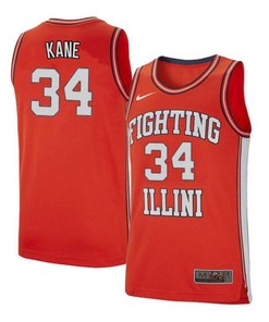 Samba Kane 34 Illinois Fighting Illini Retro Elite Basketball Men Jersey - Orange