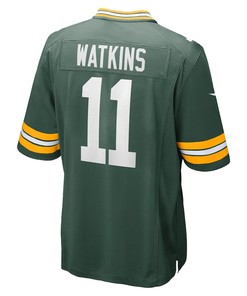 Sammy Watkins 11 Green Bay Packers Game Player Jersey - Green