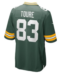 Samori Toure 83 Green Bay Packers Game Player Jersey - Green