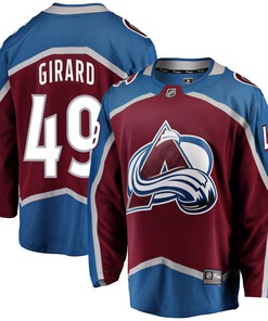 Samuel Girard Colorado Avalanche Fanatics Branded Breakaway Player Jersey - Burgundy Nhl