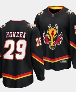 Samuel Honzek #29 Calgary Flames 2023 NHL Draft Alternate Men Jersey - Black