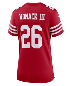 Samuel Womack III San Francisco 49ers Women's Game Player Jersey - Scarlet