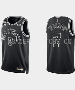 San Antonio Spurs Bryn Forbes 7 2022-23 Classic Edition Black Men Jersey