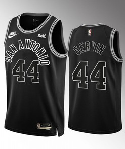 San Antonio Spurs George Gervin 44 2022-23 Classic Edition Black Jersey