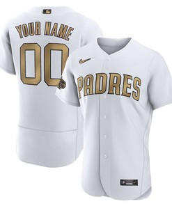 San Diego Padres 2022 Mlb All-star Game Authentic Custom Jersey - White Custom Jerseys Mlb