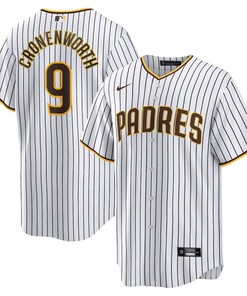 San Diego Padres #9 Jake Cronenworth Home Replica Jersey - White