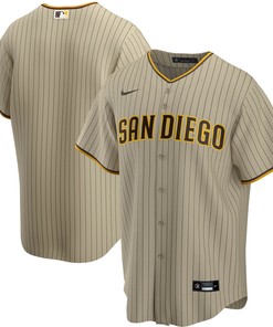 San Diego Padres Alternate Replica Team Jersey - Tan Mlb