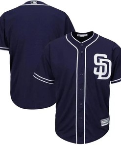 San Diego Padres Big And Tall Alternate Cool Base Team Jersey - Navy