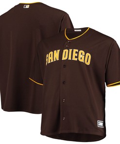 San Diego Padres Big & Tall Alternate Replica Team Jersey - Sand/brown Mlb