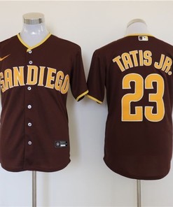San Diego Padres Fernando Tatis Jr. #23 Mlb 2020 Brown Jersey