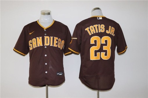 San Diego Padres Fernando Tatis Jr. #23 Mlb 2020 Brown Jersey