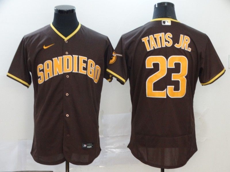 San Diego Padres Fernando Tatis Jr. #23 Mlb 2020 Brown Jersey