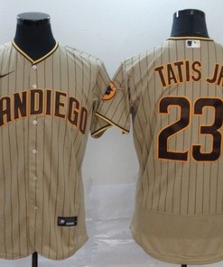San Diego Padres Fernando Tatis Jr. #23 Mlb 2020 Light Brown Jersey