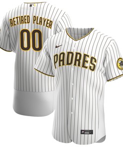 San Diego Padres Home Pick-a-player Retired Roster Authentic Jersey - White Custom Jerseys Mlb