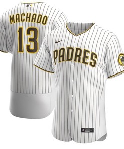 San Diego Padres Manny Machado #13 Mlb 2020 White Jersey