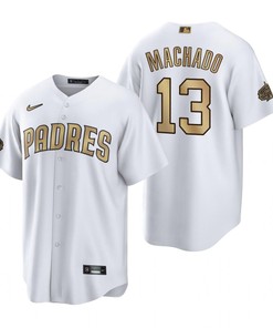 San Diego Padres Manny Machado White 2022-23 All-Star Game Jersey