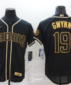 San Diego Padres Tonny Gwynn #19 Mlb 2020 Black Jersey