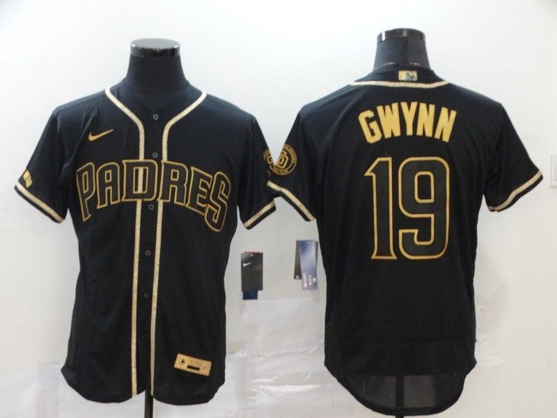 San Diego Padres Tonny Gwynn #19 Mlb 2020 Black Jersey
