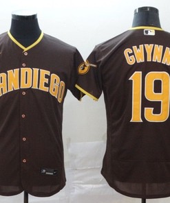 San Diego Padres Tony Gwynn #19 2020 Mlb Dark Brown Jersey
