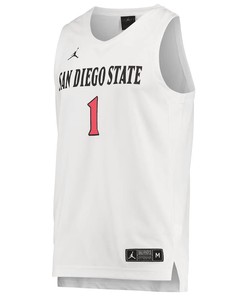 San Diego State Aztecs Team Basketball Jersey - Men White