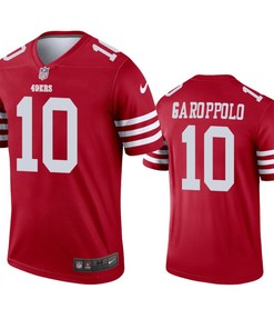 San Francisco 49ers 10 Jimmy Garoppolo 2022-23 Legend Scarlet Jersey - Men's
