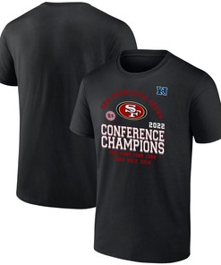 San Francisco 49ers 2022 Eight-Time NFC Conference Champions T-Shirt - Black