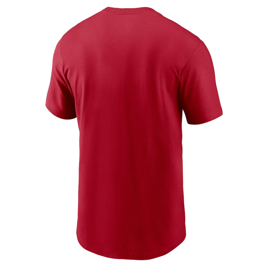 San Francisco 49ers 2022 NFC West Division Champions Locker Room Trophy Collection T-Shirt - Scarlet