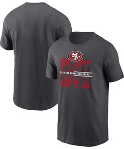 San Francisco 49ers 2022 NFL Playoffs Iconic T-Shirt - Anthracite