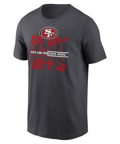 San Francisco 49ers 2022 NFL Playoffs Iconic T-Shirt - Anthracite