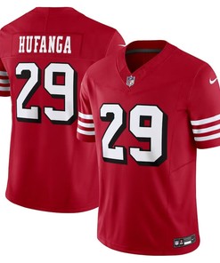 San Francisco 49ers #29 Talanoa Hufanga Alternate Vapor Fuse Limited Jersey - Scarlet