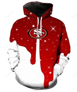 San Francisco 49ers 3D Hoodie Zip Hoodie