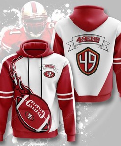 San Francisco 49ers 3D Hoodie Zip Hoodie 03