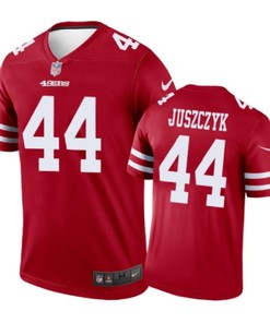 San Francisco 49ers #44 Kyle Juszczyk Nike Color Rush Scarlet Jersey