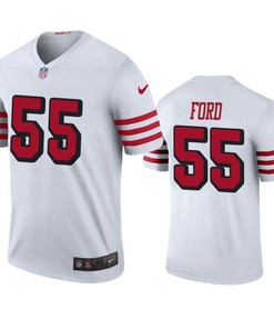 San Francisco 49ers #55 Dee Ford White Color Rush Legend Jersey - Mens