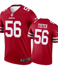 San Francisco 49ers #56 Reuben Foster Nike Color Rush Scarlet Jersey
