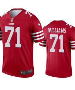 San Francisco 49ers 71 Trent Williams 2022-23 Legend Scarlet Jersey - Men's