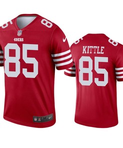 San Francisco 49ers 85 George Kittle 2022-23 Legend Scarlet Jersey - Men's