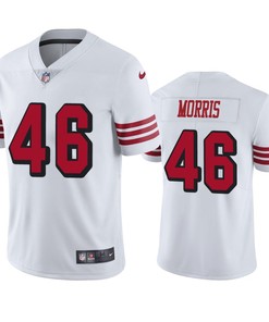 San Francisco 49ers Alfred Morris White Nike Color Rush Limited Jersey