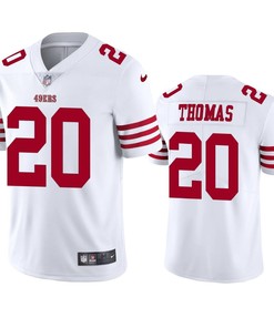 San Francisco 49ers Ambry Thomas 20 2022-23 Vapor Limited White Jersey - Men's