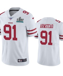 San Francisco 49ers Arik Armstead White Super Bowl Liv Vapor Limited Jersey