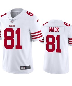 San Francisco 49ers Austin Mack 81 White Vapor Limited Jersey - Men's