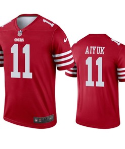 San Francisco 49ers Brandon Aiyuk 11 2022-23 Legend Scarlet Jersey - Men's