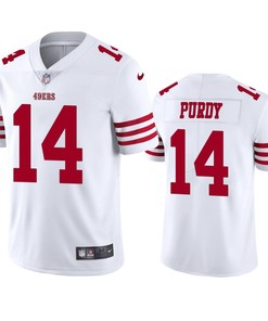 San Francisco 49ers Brock Purdy 14 White Vapor Limited Jersey
